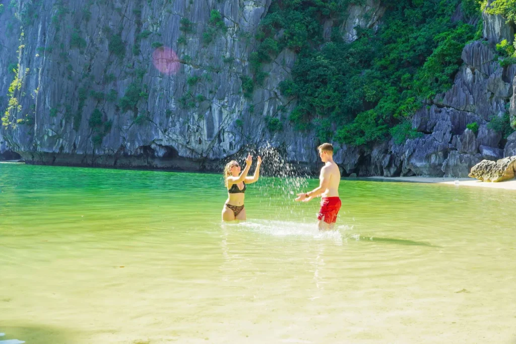 Swimming in Lan Ha Bay: The Complete Guide to Van Boi Beach & Ba Trai Dao Beach